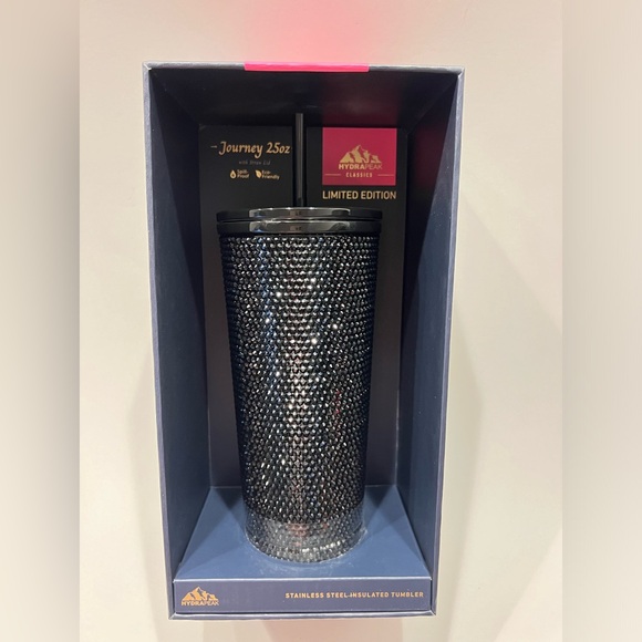 Hydrapeak black rhinestone water bottle, coffee cup - Limited edition (Stanley) - Picture 1 of 4